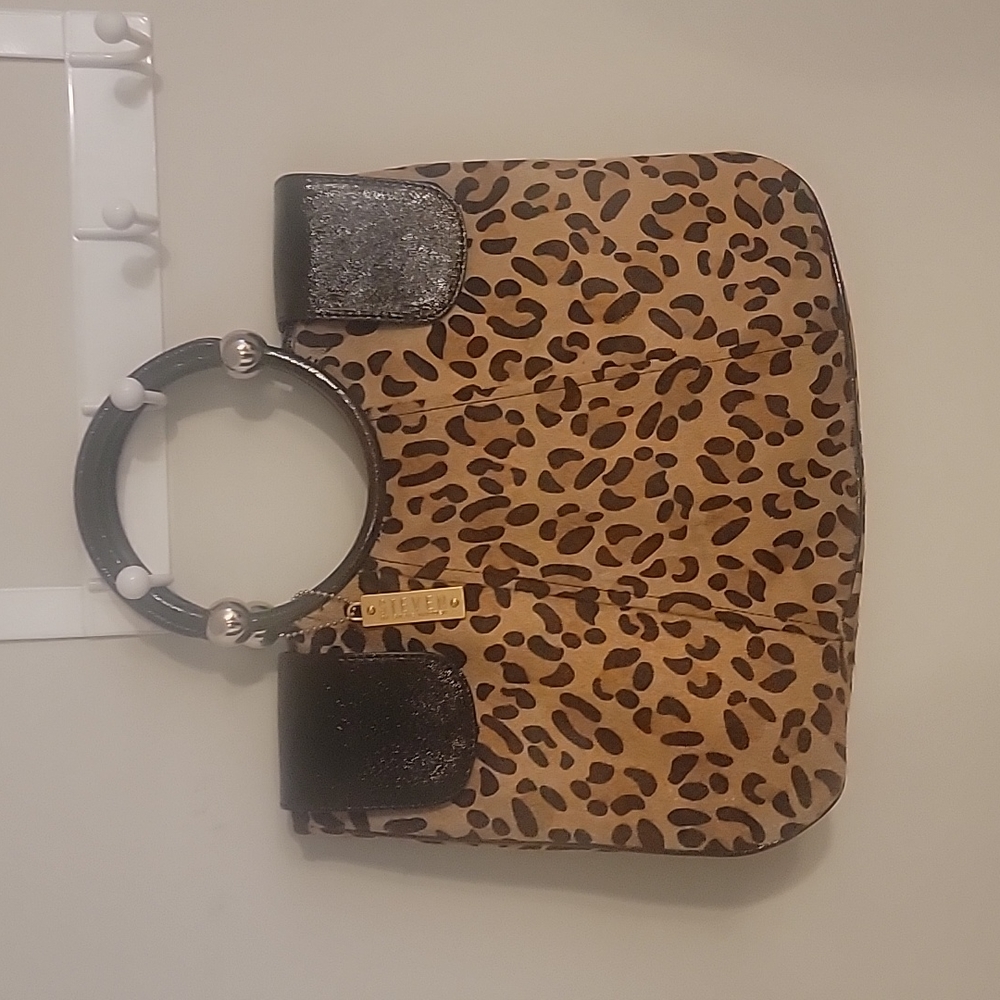 Steven Bag Calf hair Leopard print